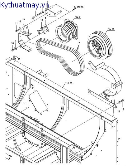 Dây đai truyền động đập